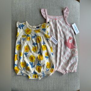 Set of two baby jumpers playsuit (12-18m)